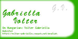 gabriella volter business card